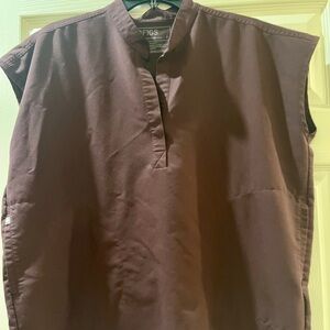 Figs Dark Brown scrub set